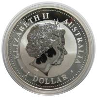 (1985) Монета Австралия 2000 год 1 доллар   Серебро (Ag)  UNC